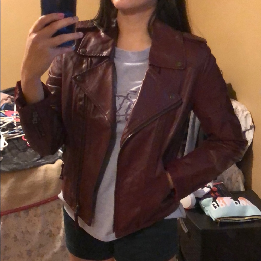 Leather jacket